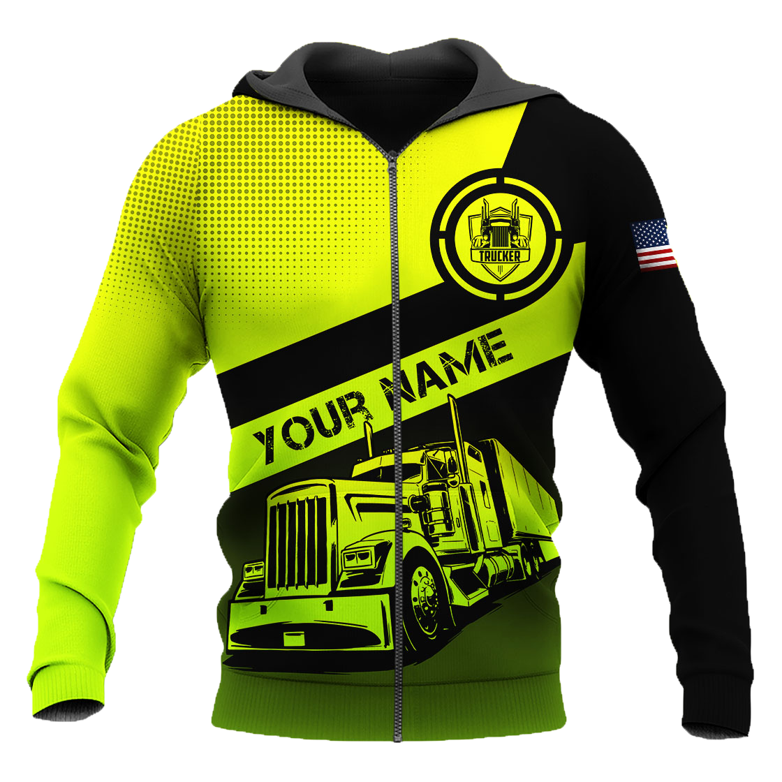 Personalized Trucker 3D All Over Printed Unisex Shirts TN