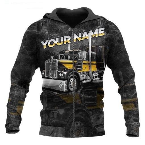 Customize Name Trucker 3D All Over Printed Unisex Shirts