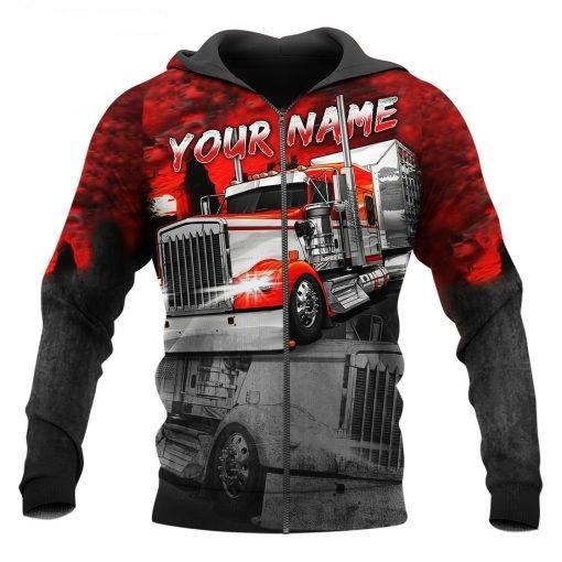 Personalized Name Trucker 3D All Over Printed Unisex Shirts