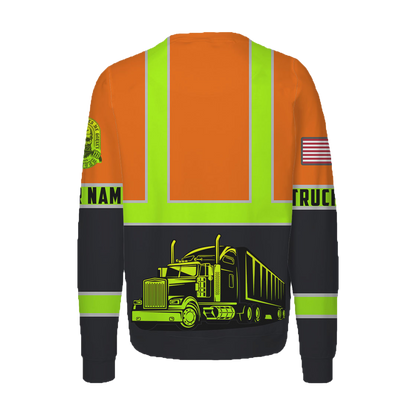 Personalized Trucker Safety 3D Printed Shirts TN