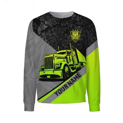 Personalized Name Trucker 3D All Over Printed Unisex Shirts