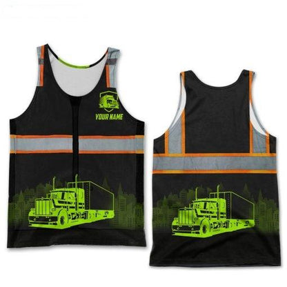 Personalized Name Trucker 3D All Over Printed Unisex Shirts