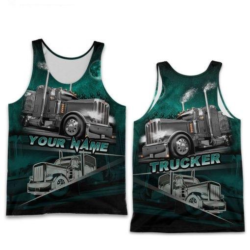 Personalized Name Trucker 3D All Over Printed Unisex Shirts