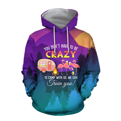 Beautiful All Over Printed Flamingo Go Camping TR2608201-MEI