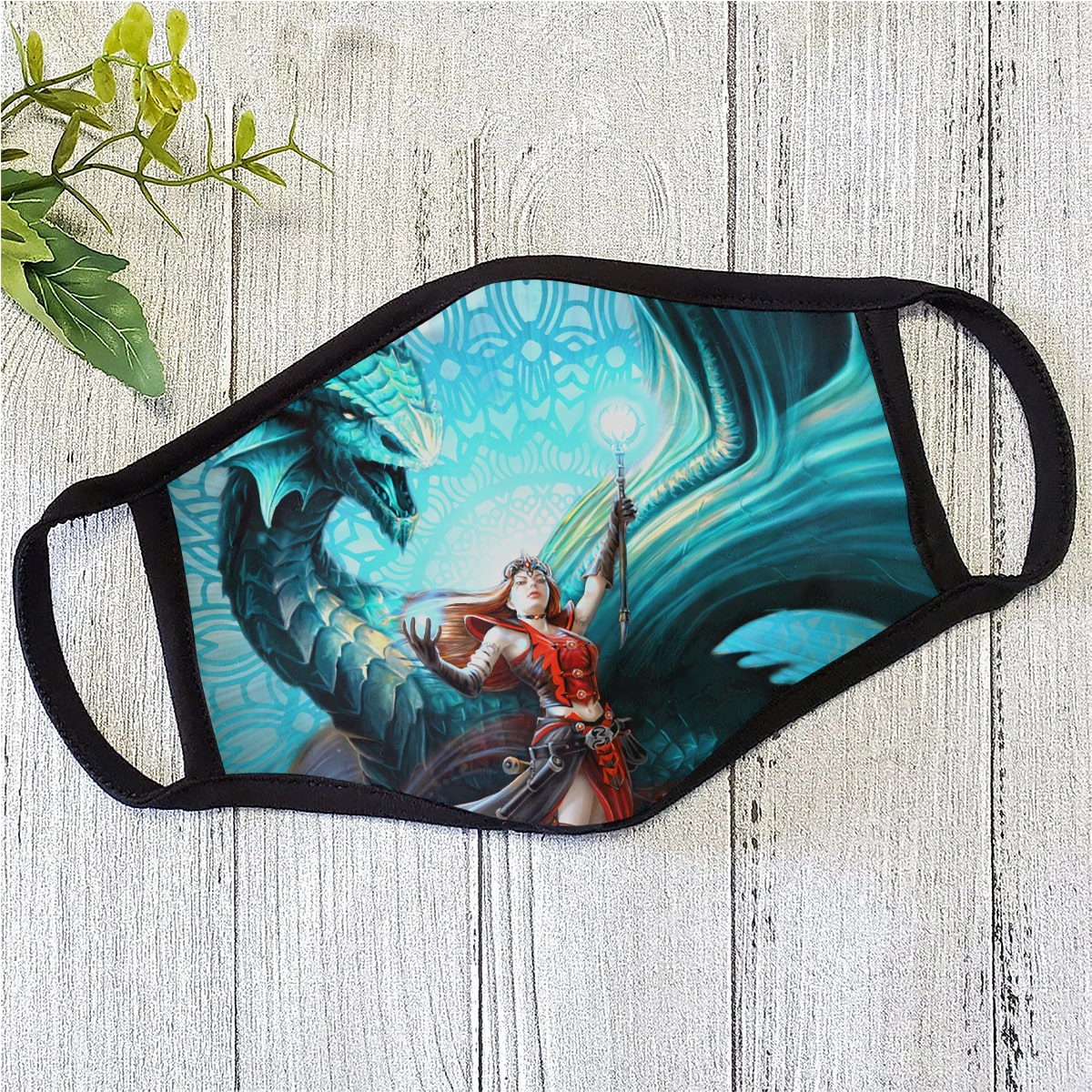Dragon Mask Blue Dragon Polyblend Face Mask HG