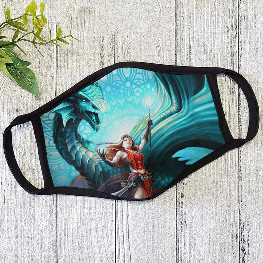 Dragon Mask Blue Dragon Polyblend Face Mask HG