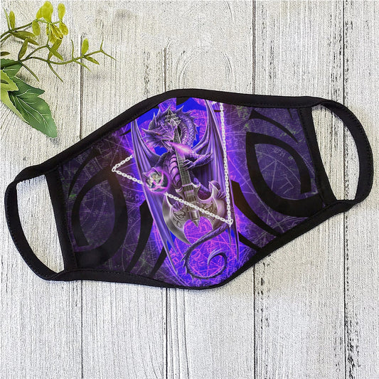 Dragon Mask Purple Dragon Polyblend Face Mask HG