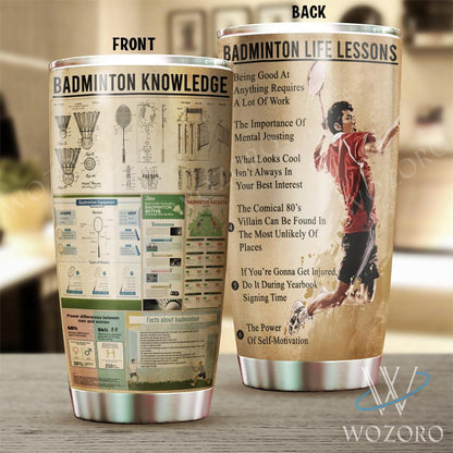 Badminton Knowledge Life Lessons TA032308 - Amaze Style™-