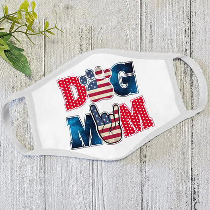 American Dog Mom Face Mask DL
