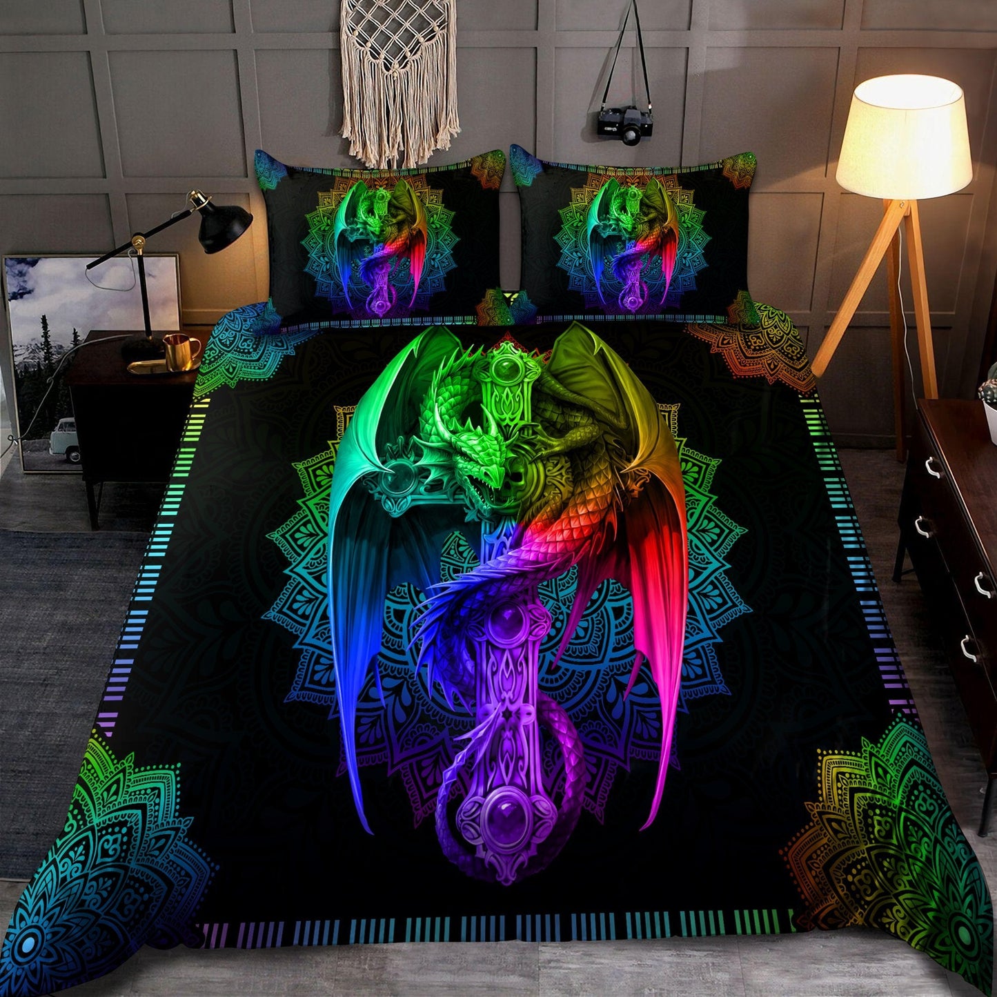 Mandala Dragon Bedding Set TA0820203