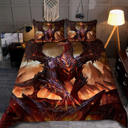 Lava Dragon Bedding Set DQB08192010