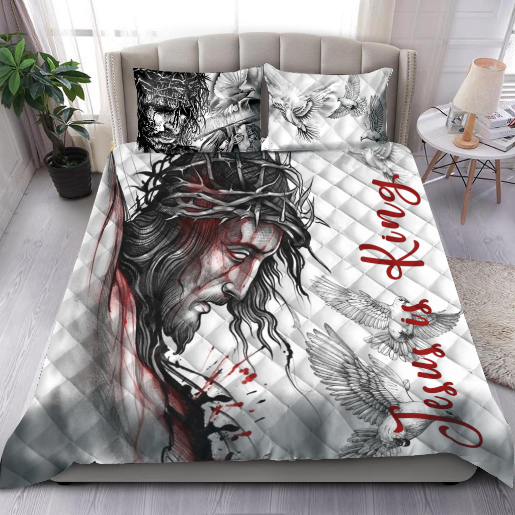 Jesus Tattoo Quilt Bedding Set TT JJ15052001S - Amaze Style™-Bedding Set