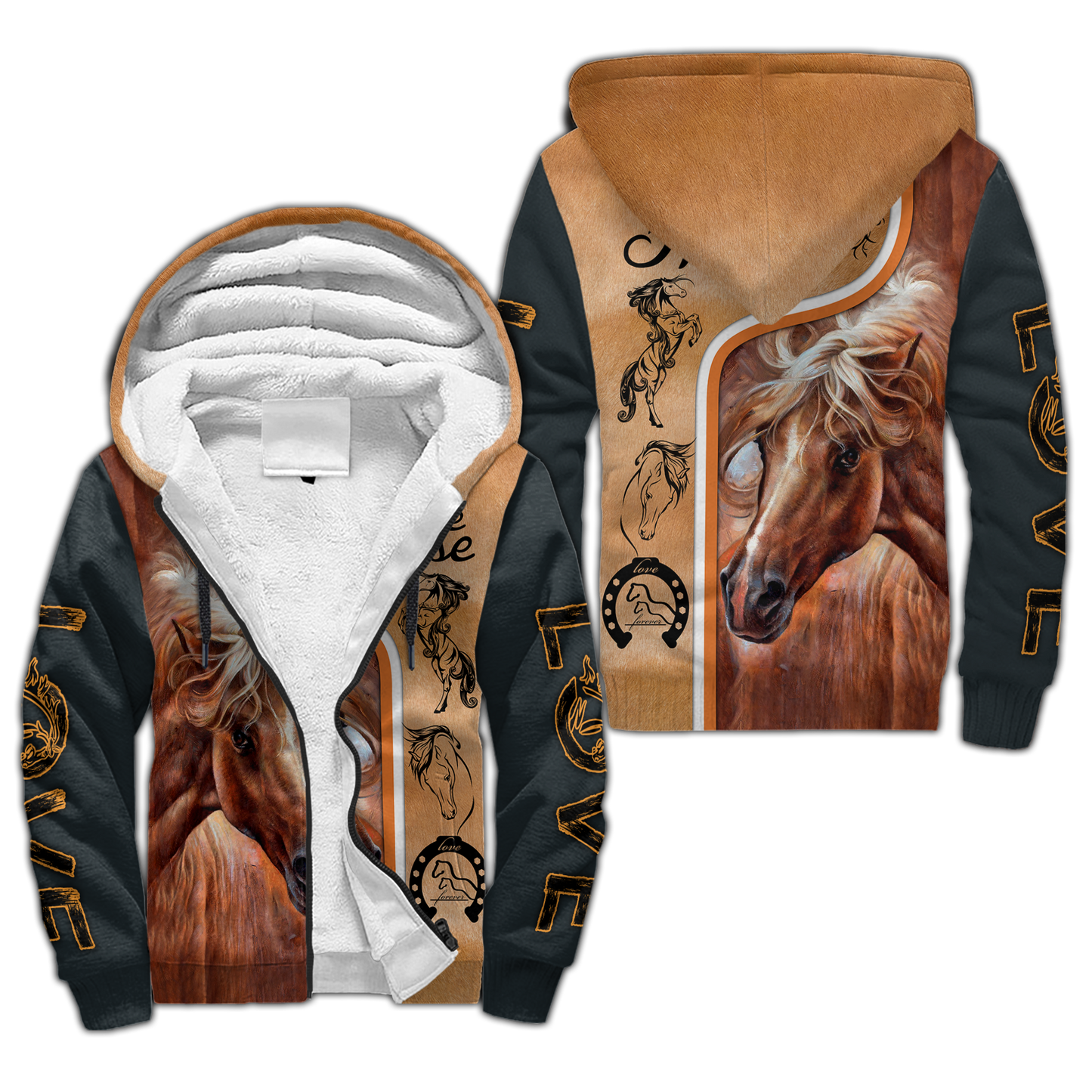 Love Horse 3D All Over Printed Unisex Shirts Pi112037