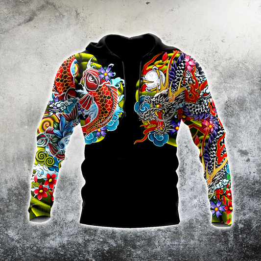 Japan Culture 3D All Over Printed Unisex Shirts