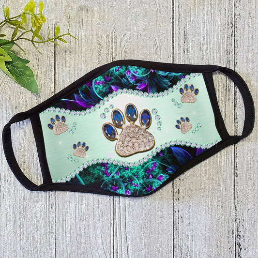 Dog Paw Galaxy Face Mask DL