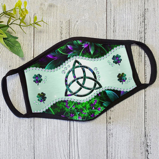 Irish Green Face Mask DL - Saint Patrick's Day Face Mask