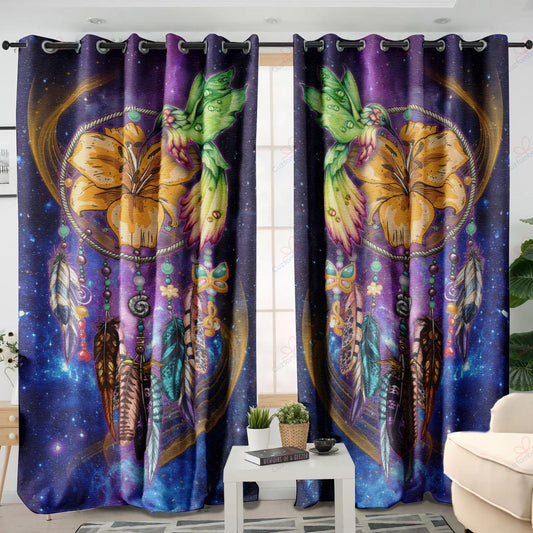 Dreamcatcher Hummingbird Window Curtains By ML ML120605S