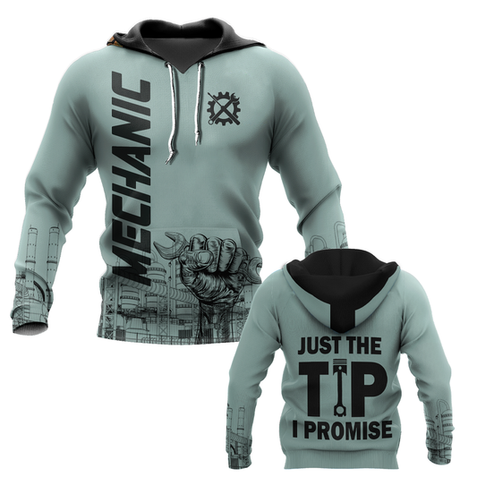 Just The Tip I Promise All Over Printed Mechanic Hoodie For Men and Women TN