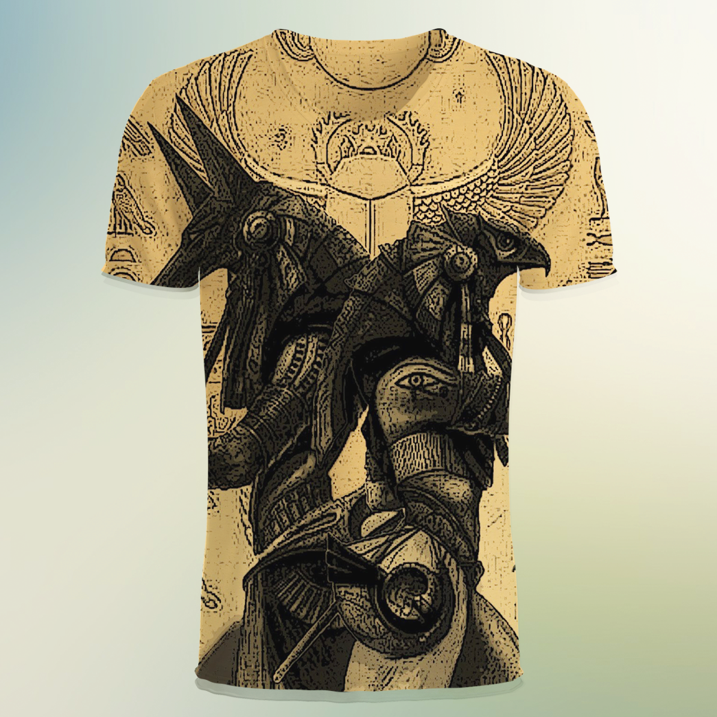 3D All Over Print ANUBIS AND OSIRIS Hoodie - Amaze Style™-Apparel