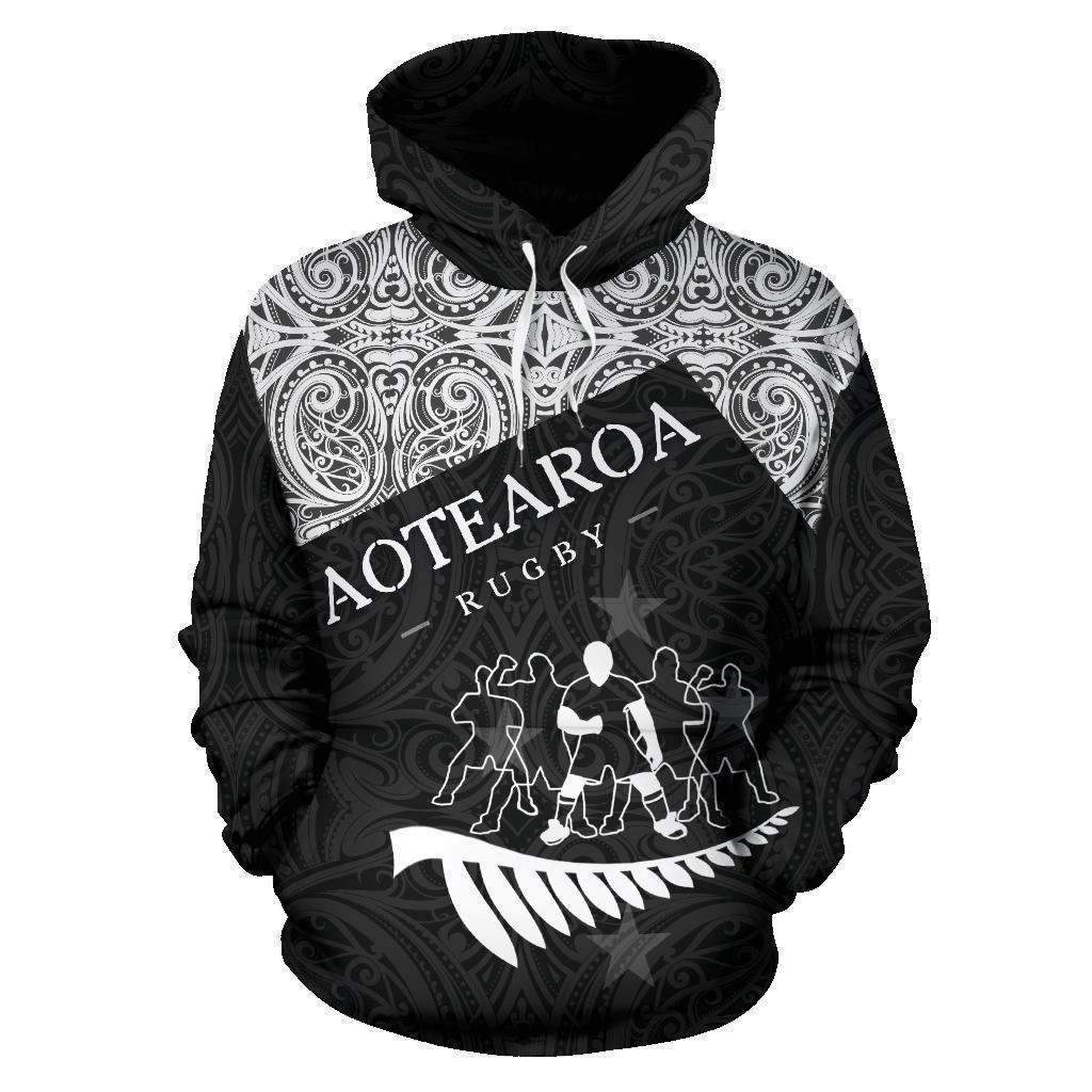 Maori Haka Rugby Hoodie New Zealand HC1105 - Amaze Style™-Apparel