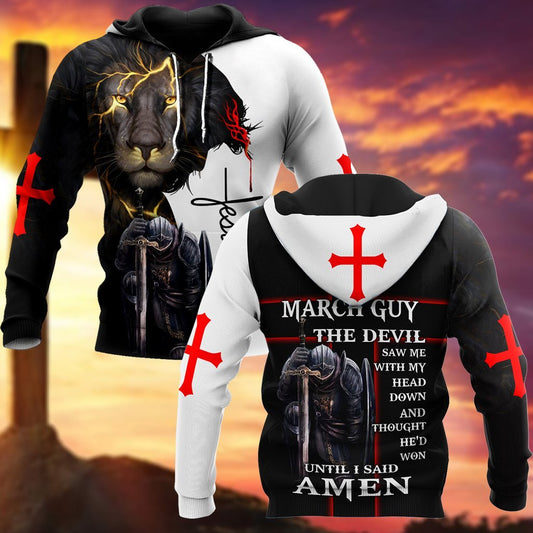 March Guy- Untill I Said Amen 3D All Over Printed Shirts For Men and Women Pi250501S3