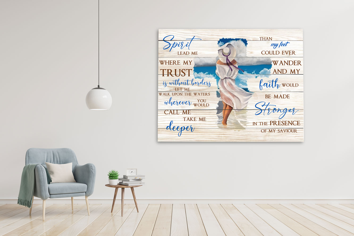 Beach Canvas Spirit Lead Me
