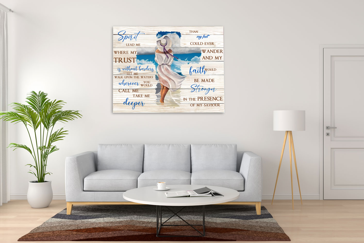 Beach Canvas Spirit Lead Me