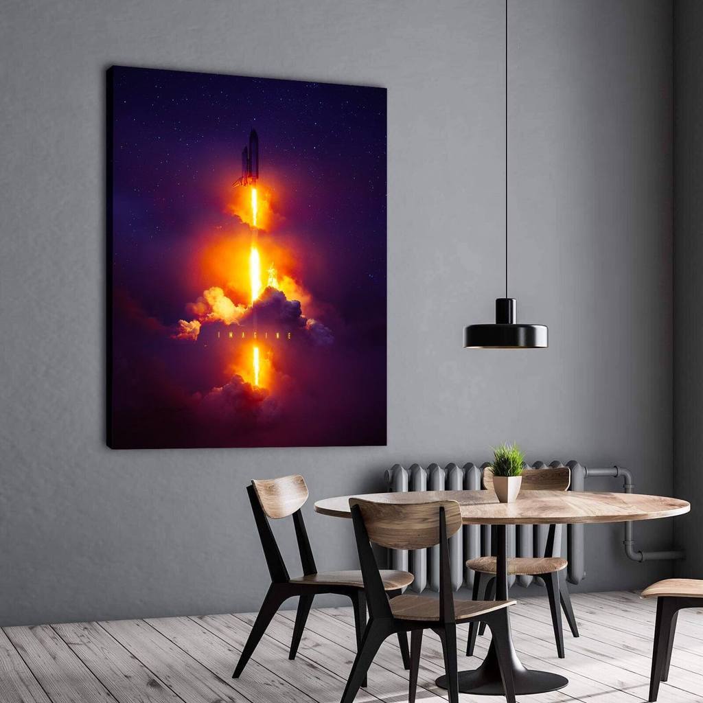Fly To The Moon Poster