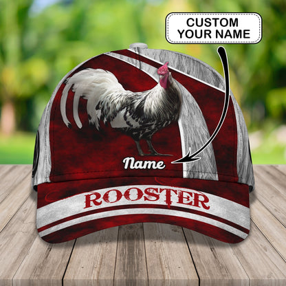 Personalized Rooster 3D Printed Cap