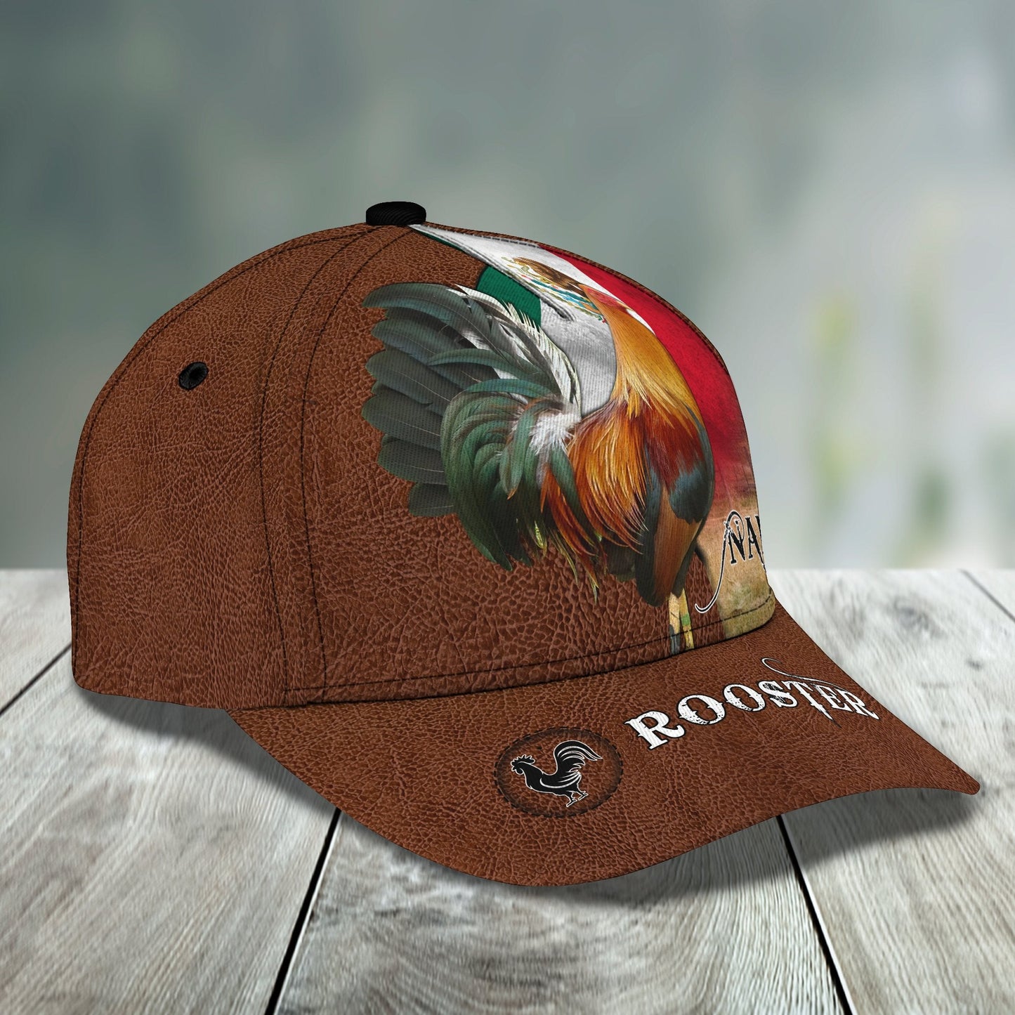 Personalized Rooster 3D Printed Cap
