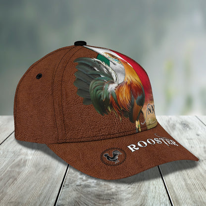 Personalized Rooster 3D Printed Cap