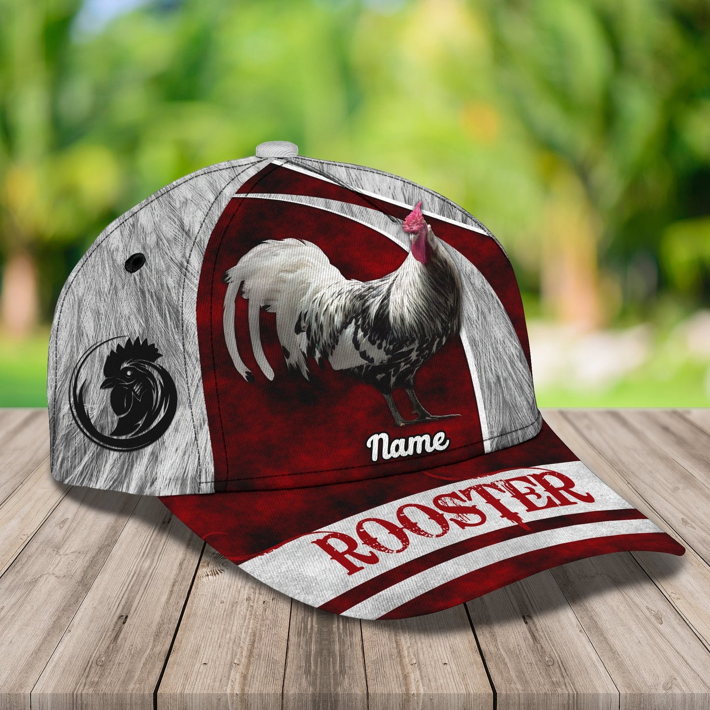 Personalized Rooster 3D Printed Cap