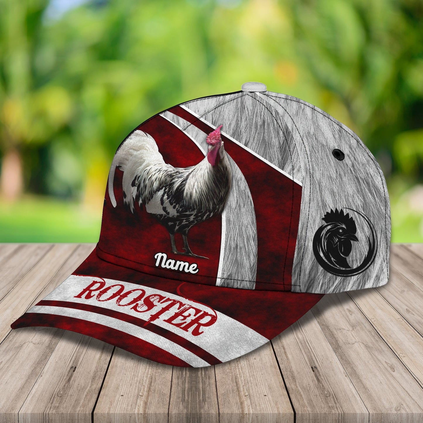 Personalized Rooster 3D Printed Cap
