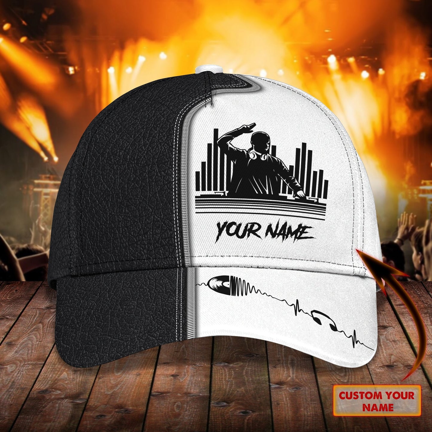 Personalized DJ 3D Printed Cap