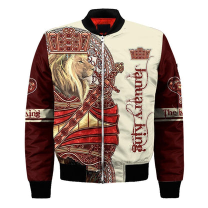 January King Lion 3D All Over Printed  Unisex Shirts