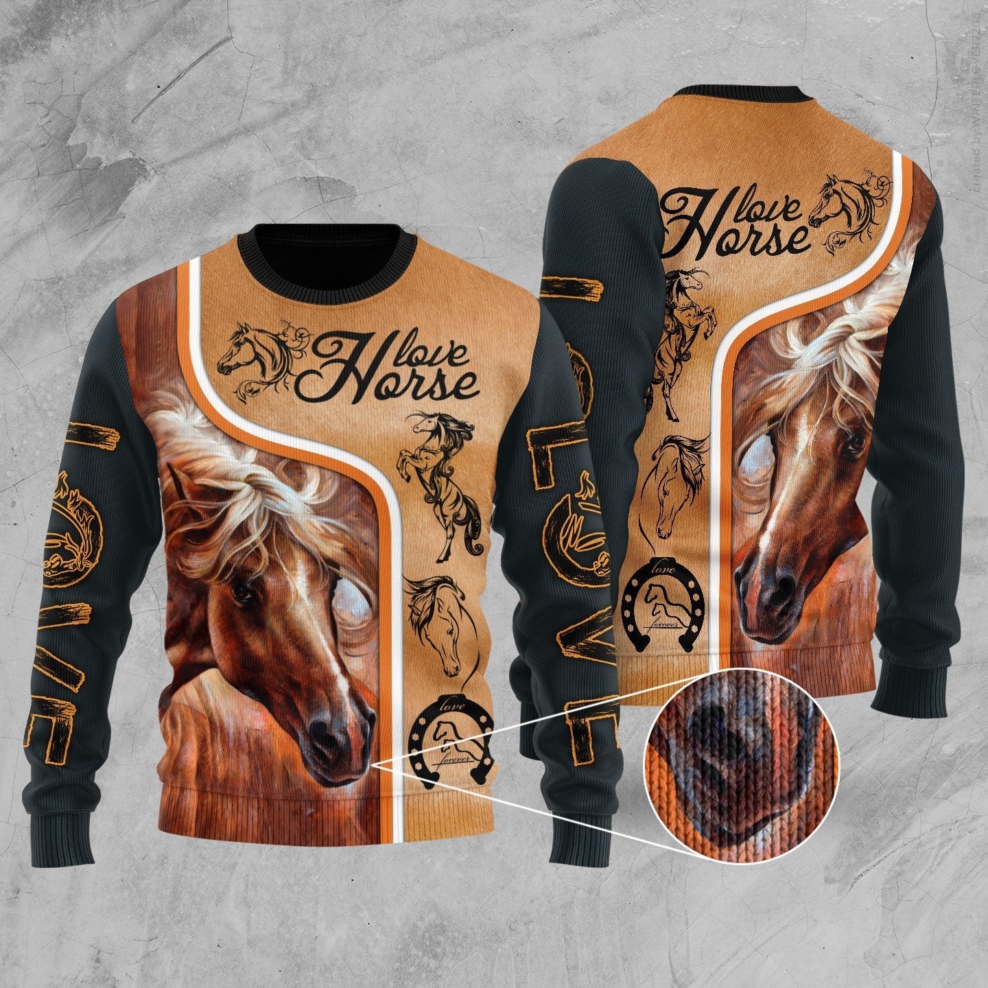 Love Horse 3D All Over Printed Unisex Shirts Pi112037