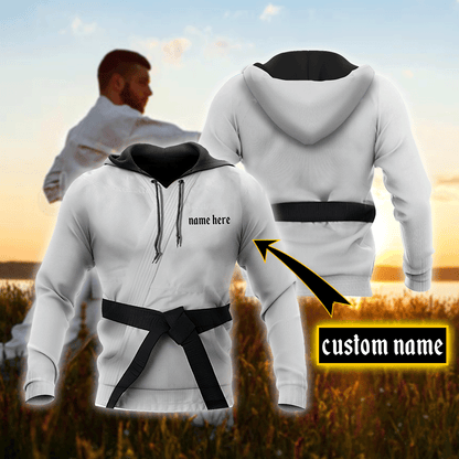 Custom Name Karate 3D All Over Printed Unisex Shirt