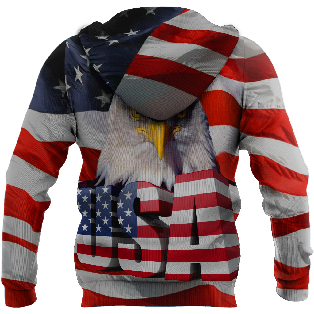 Independence Day American Eagle 3D All Over Printed Shirts Hoodie DD06122003