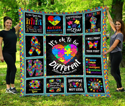 It's Ok To Be Diffirent Quilt LAM20060803-LAM