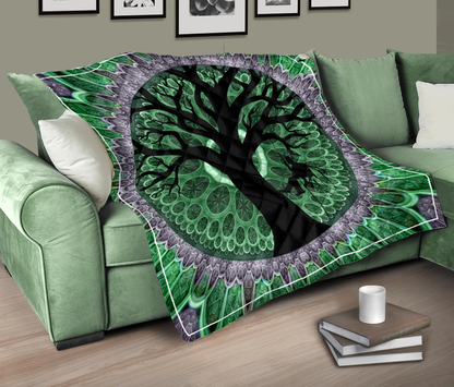 Premium All Over Printed Arborist Logger Lumberjack Quilt MEI