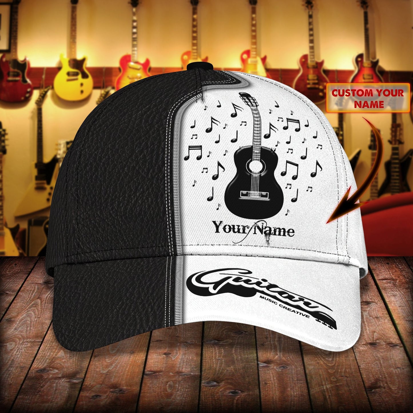 Guitar 3D Printed Cap 13072103.CTN