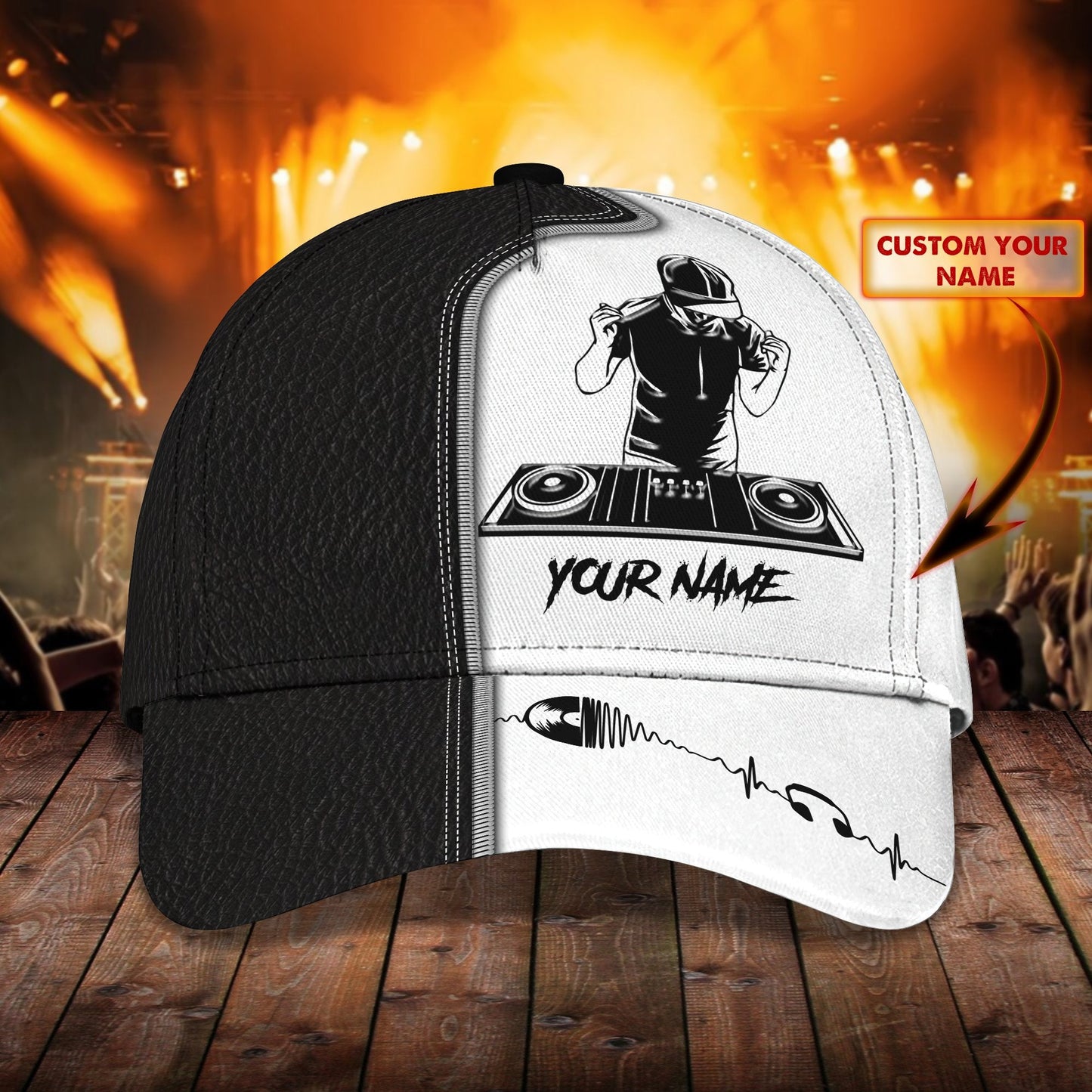 Personalized DJ 3D Printed Cap