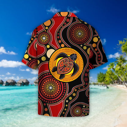 Aboriginal Australia Indigenous Turtles Beach Shirt