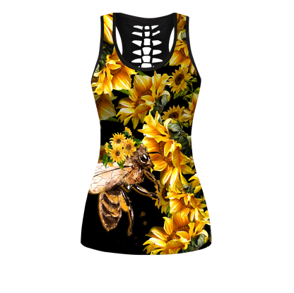 Love Bee Mandala Combo Tank + Legging Pi13062001