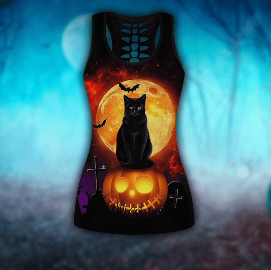 Halloween Black Cat Combo Outfit For Women AM072084-LAM