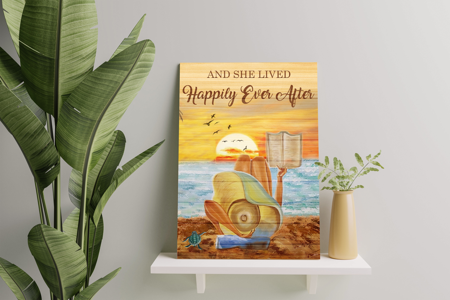 Beach Canvas Happy Ever After