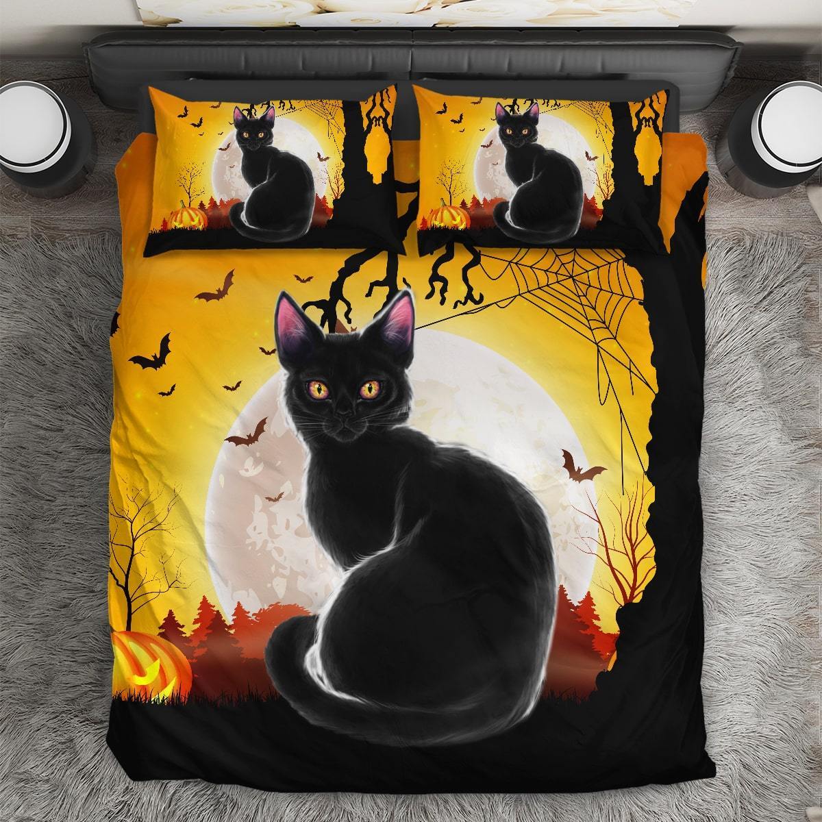 Halloween Black Cat Bedding Set AM072085-LAM