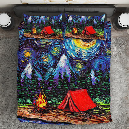 Camping Fire Bedding Set AM072043-NM-Bedding Set-NM-Twin-Vibe Cosy™