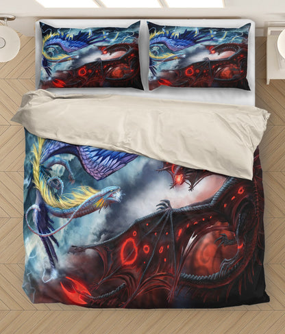 Galaxy Dragon Art Bedding Set HAC130601-NM-Bedding Set-NM-Twin-Vibe Cosy™