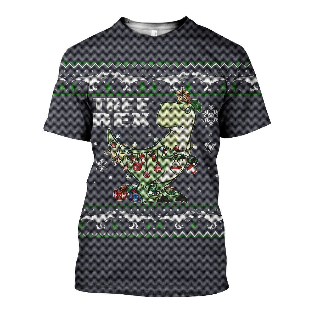 3D All Over Printed Dinosaurs Christmas Shirts And Shorts - Amaze Style™-3D All Over Printed Clothes